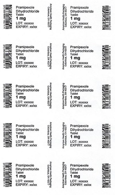 1 mg Pramipexole Dihydrochloride Tablet Blister (1 mg Blister)